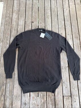 Zara Black Men's Crewneck Sweater